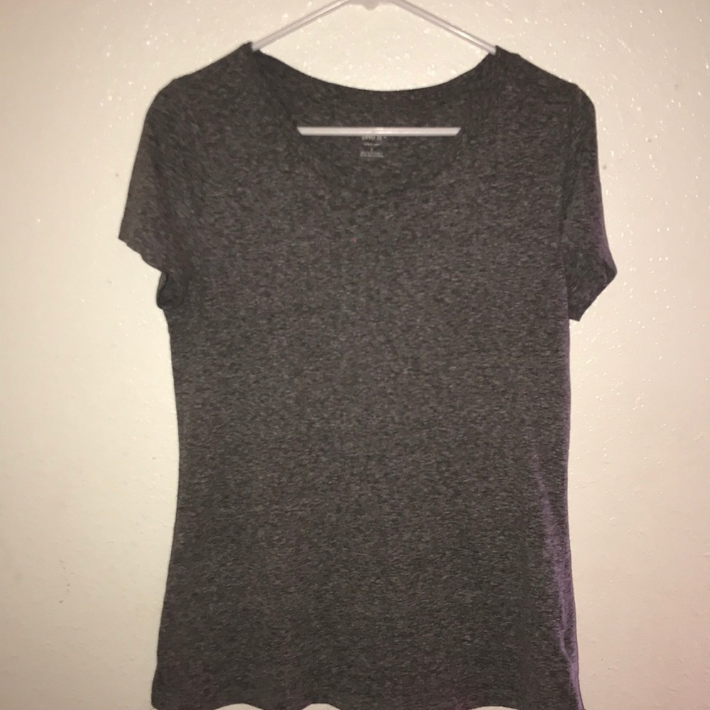 plain gray shirt